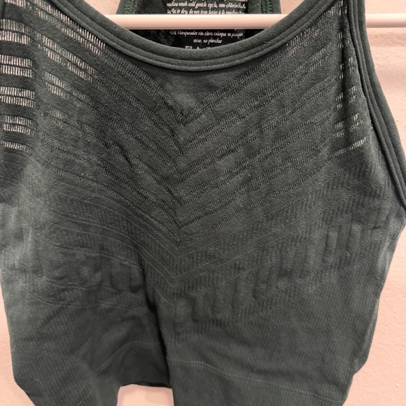 Free People Green Gone Adrift Seamless Tank Top - Picture 2 of 9